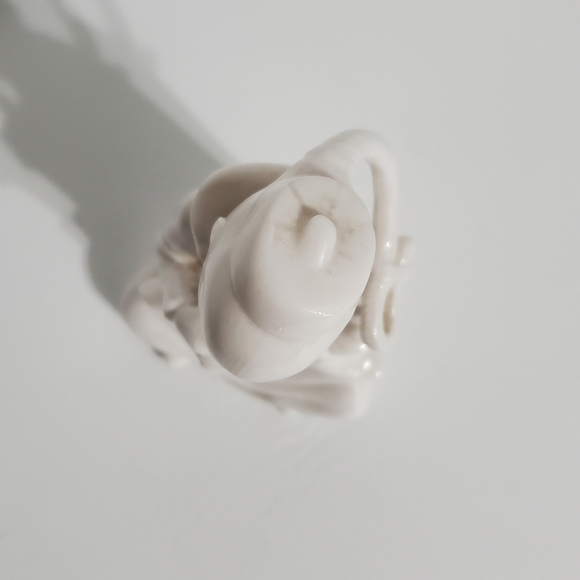 Ardalt White Porcelain Asian Musician Flute Figurine Lenwile Japan Verithin - Picture 5 of 6